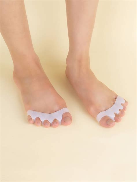 Gel Toe Separator, 2pcs Durable Toe Spacers Toe Stretchers For Men And