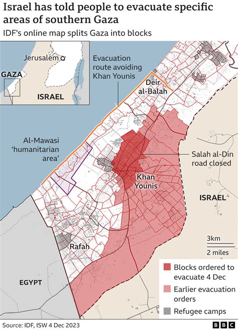 Israel’s new Gaza evacuation zones leave Palestinians few places to go