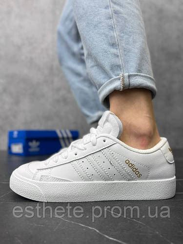 Купить Стильные женские весенние белые кроссовки Adidas, женские ...