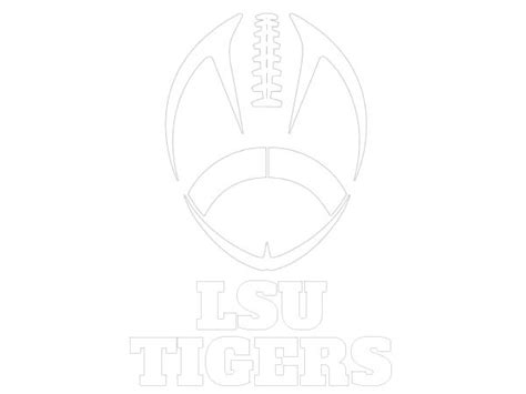 Printable LSU Tigers Coloring Sheet | Football coloring pages, Coloring ...