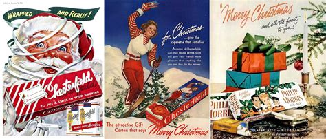 Cigarettes from Santa: Vintage Tobacco Christmas Advertising - Flashbak