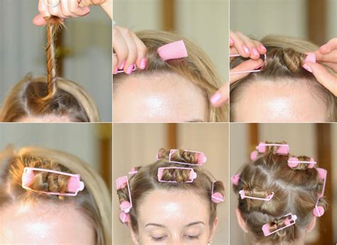 how to apply hair rollers