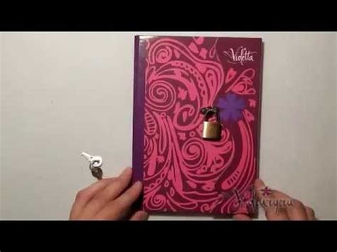 Дневник Виолетты на замочке от V-DIARY.RU - YouTube