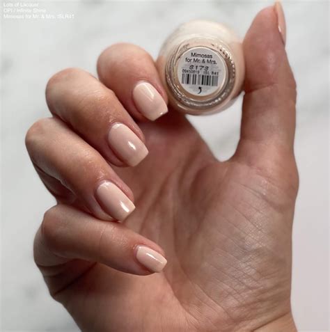 Opi Bubble Bath Vs Mimosas For Mr And Mrs