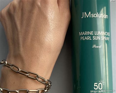 Солнцезащитный спрей JMsolution Marine Luminous Pearl Sun Spray - «СПФ ...