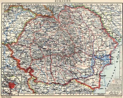 harta romaniei romania interbelica