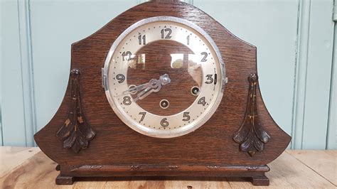 Art Deco Westminster Chimes mantel clock, stunning vintage chiming ...