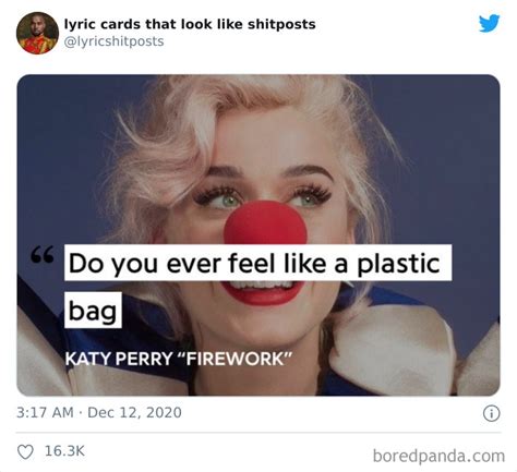 20 Song Lyrics That Sound Made-Up But Are Actually Real Shared By This ...