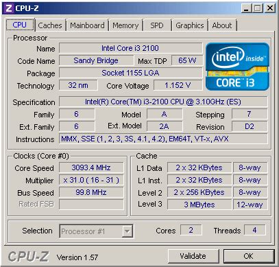 Intel Core i3 2100: Sandy Bridge in dual core | Pagina 1: Introduzione ...