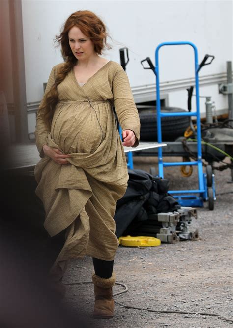 KELLY REILLY on the Set of Britannia 05/30/2018 – HawtCelebs