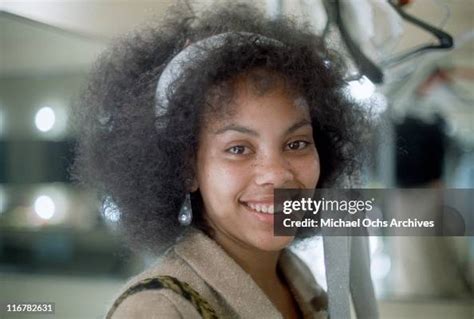 Singer Charmaine Sylvers of the family pop group 'The Sylvers' poses