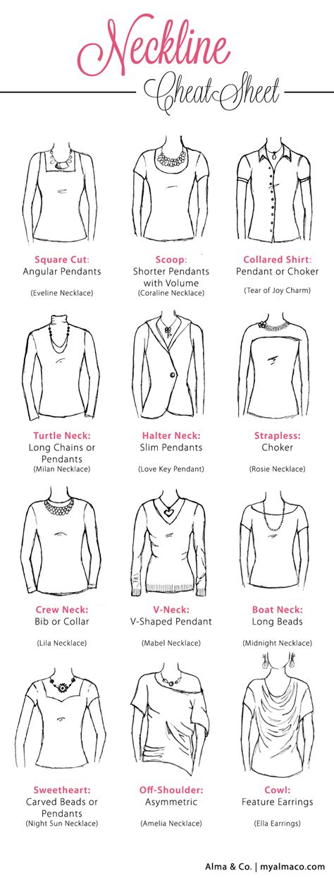 pairing   necklace   neckline alma