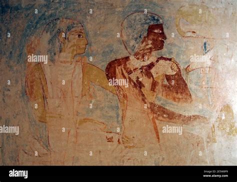 Egyptian priest tomb painting hi-res stock photography and images - Alamy