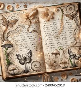 pages fairys diary ai generated image  shutterstock