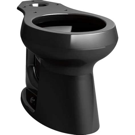 KOHLER Highline Comfort Height Round Toilet Bowl Only in Black K-5393-7 ...