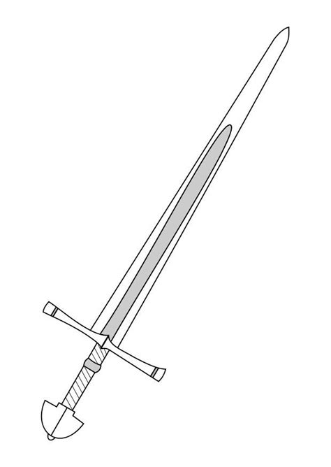 printable sword