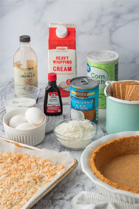 Coconut Cream Pie Recipe - I Wash You Dry