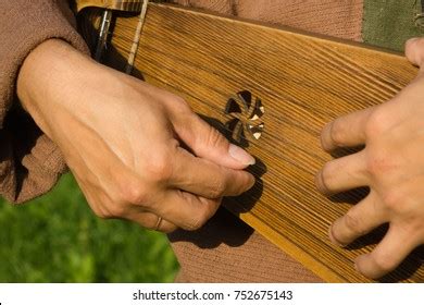 Kantele Finnish Folk Musical Instrument Woman Stock Photo 752675143 ...