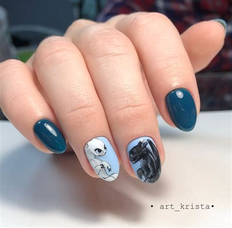 #драконнаногтях #какприручитьдракона #рисунокнаногтях #идеиманикюра ...
