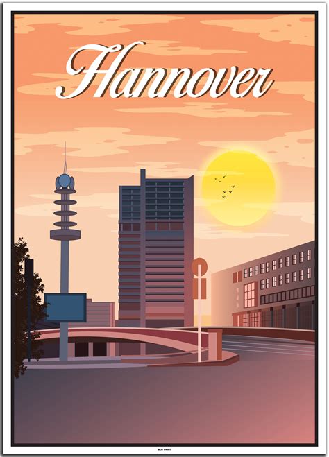 Raschplatz Hannover (1) - Vintage Travel Poster | Travel posters