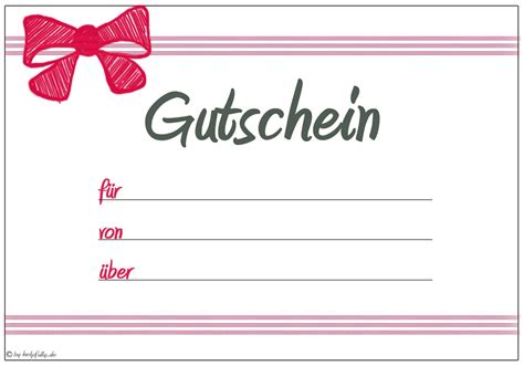 Gutschein "Schleife/Streifen" (grau) - helpfully.de