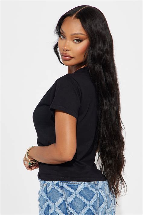 Tasty Cherry Fitted Tee - Black | Fashion Nova
