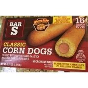 bar  corn dogs classic calories nutrition analysis  fooducate