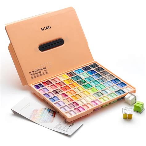 jual miya himi gouache set   gr cat gouache himi miya gouache