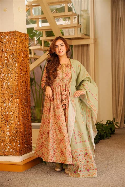 Rihansa Cotton Anarkali Suit Set