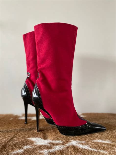 Manolo Blahnik - Stiefel mit hohen Absätzen - Größe: EU 41.5 - Vintage