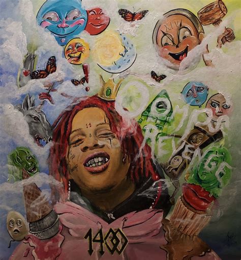 Print of an Original Trippie Redd Painting | Trippie redd, Rapper art
