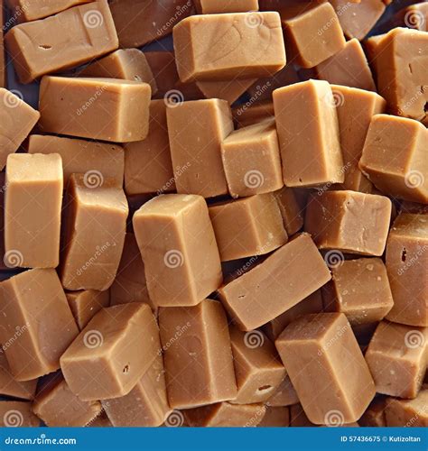 Caramels closeup stock image. Image of meals, butter - 57436675
