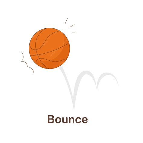 Premium Vector | Vocabulary Flash Card for kids. bounce to with picture