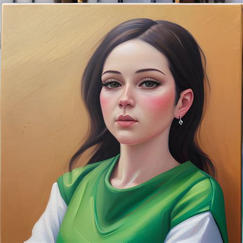Bikin babe, Oil Painting - Arthub.ai