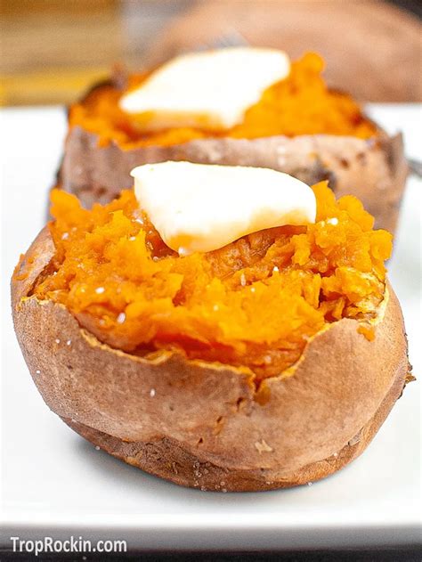 Air Fryer Sweet Potatoes | Trop Rockin