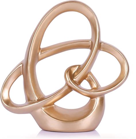 Blue Abstract Sculpture – Resin Art Statue for Modern Home Accents