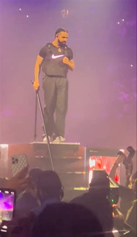 Drake displays hundreds of bras fans have thrown at him on 'It's All a