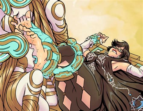 Rule 34 - 3girls bad pierrot barefoot bayonetta bayonetta (character