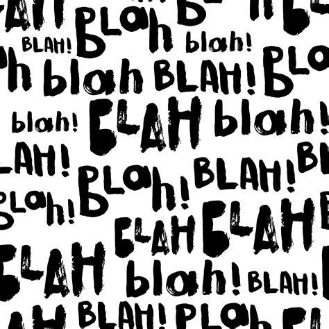 Blah-blah-blah seamless pattern. 342541 Vector Art at Vecteezy
