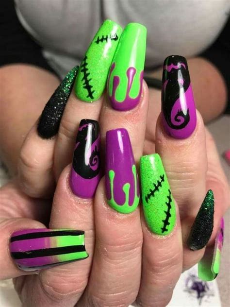 Easy Halloween Nail Art Designs