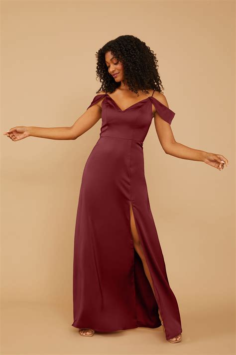 SILKY SATIN ASH DRESS | Vow'd Weddings