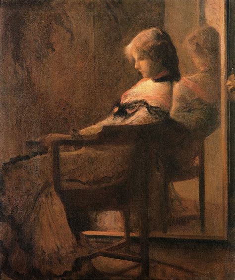Joseph DECAMP (1858-1923) | Catherine La Rose ~ The Poet of Painting