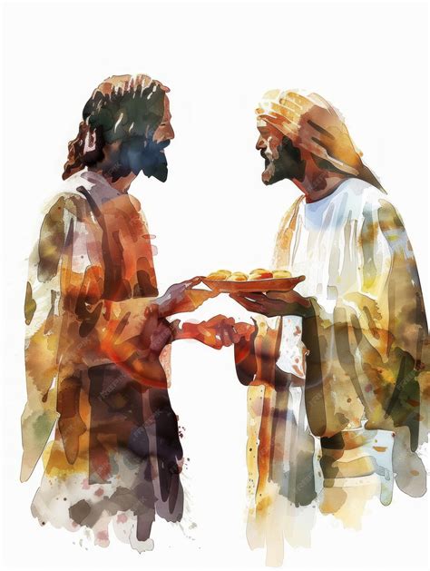 Premium AI Image | Betrayal at the Last Supper Judass Treachery