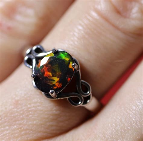 Black Fire Opal Jewelry