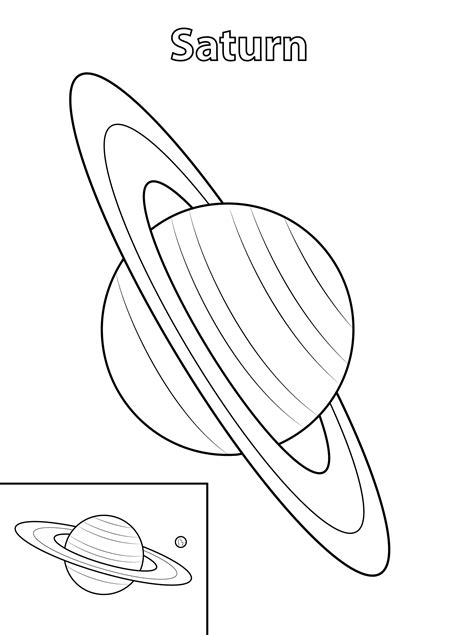 how to draw saturn planet
