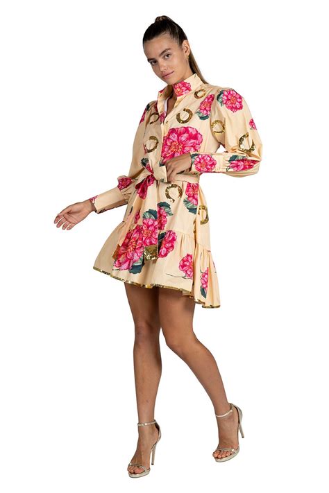 Bonita Collective | The Golden Fortune Mini Frill Dress | The Lucky ...
