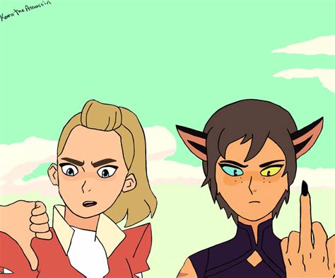 Catra and Adora by KorratheAssassin on DeviantArt