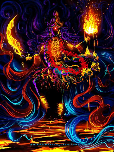 ArtStation - Maa Kali digital art