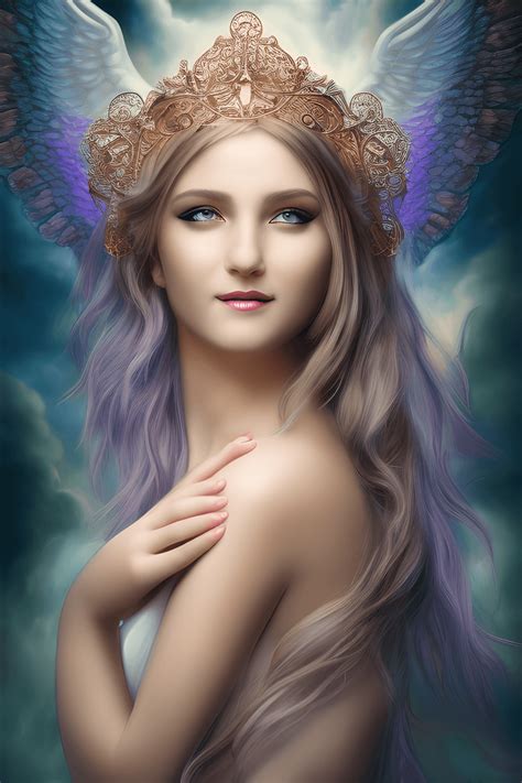 Fantasy Goddess Portrait · Creative Fabrica