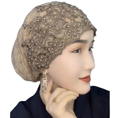 topi beg renda bersulam   musim topi renda  manik